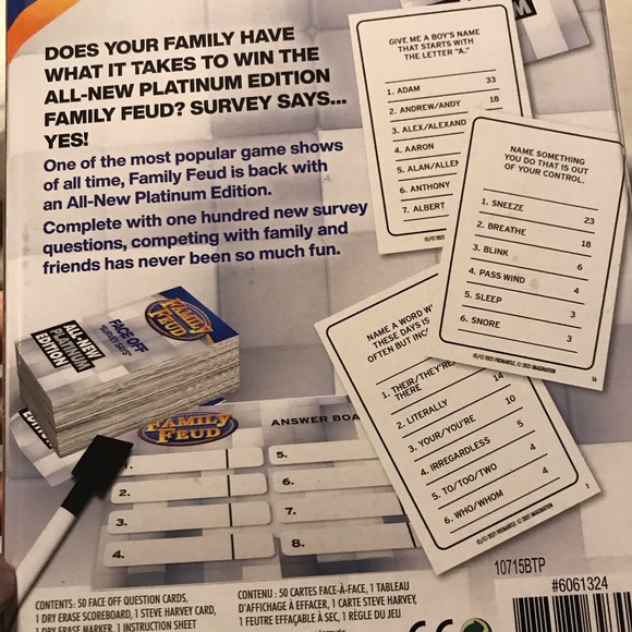 Family Feud ALL NEW PLATINUM EDITION - Picture 9 of 9